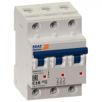 Выкл.автом.  3П  20А  хар-ка C  6кА  КЭАЗ  OptiDin