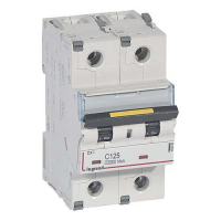 Выкл.автом.  2П125А  хар-ка C  10кА/16кА  LGR  DX3 409230