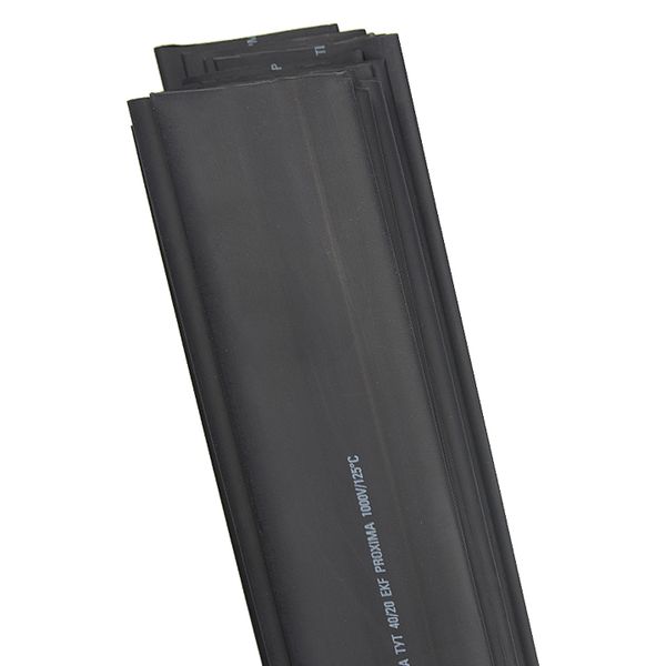 Термоусаживаемая трубка ТУТ нг 30/15 черная в отрезках по 1м EKF PROxima