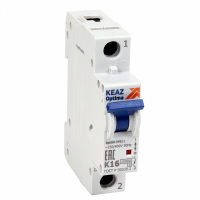 Выключатель автоматический OptiDin BM63-1L63-10-УХЛ3 в комплекте 2 заглушки