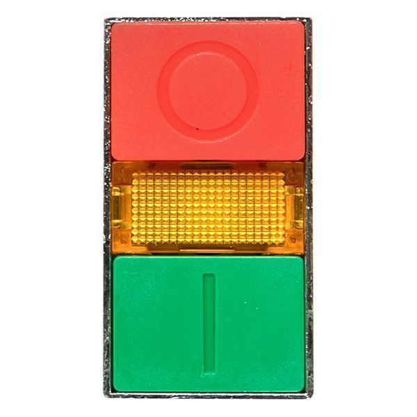 Кнопка LAY5-BW8465 "I-O" прямоугольная 230В NO+NC EKF PROxima