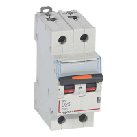 Выкл. автомат.  2П  25А  хар-ка D  25кА  LGR  DX3 409822