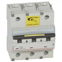 Выкл.автом.  3П  80А  хар-ка C  10кА/16кА  LGR  DX3 409280