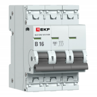 Автоматический выключатель ВА 47-63N 3P 16А (В) 4,5 кА PROXIMA EKF