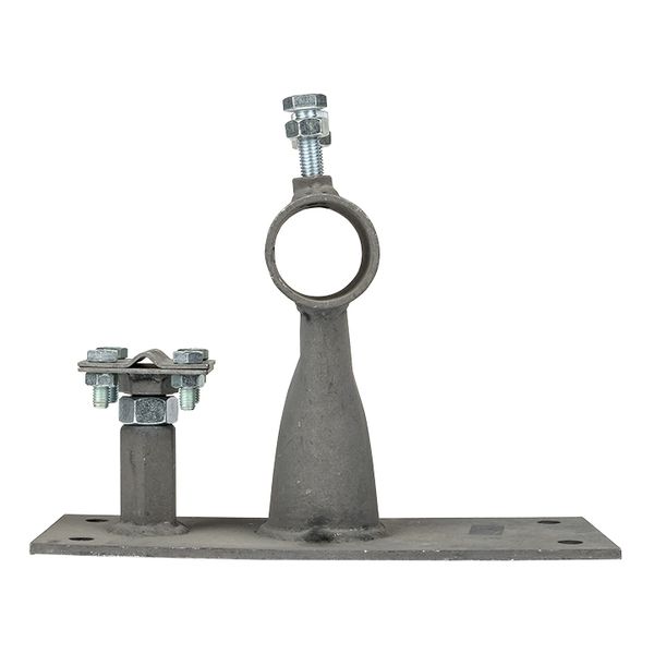 Держ. мачты молниеприемника к стене, D=40мм, вынос 100мм с гайкой EKF