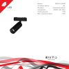 Трековый светодиодный светильник Reluce 13005-9.3-001UR magnetic LED15W BK
