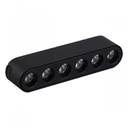 Трековый светодиодный светильник Reluce 13002-9.3-001UR magnetic LED6W BK