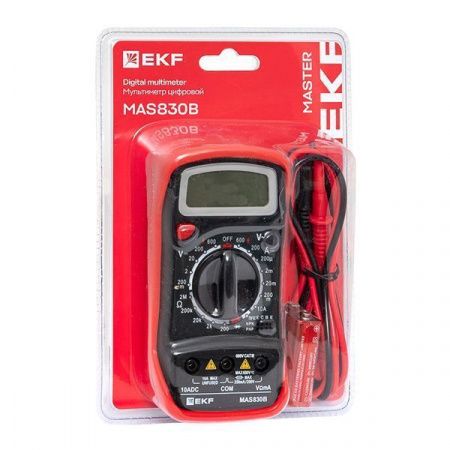 Мультиметр цифровой MAS830B EKF Master