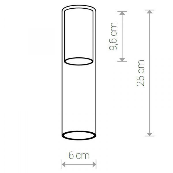 Плафон Nowodvorski Cameleon Cylinder M 8543