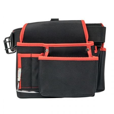 Сумка-пояс двухсекционная усиленная с двухшпеньковым ремнем С-12 EKF Professional