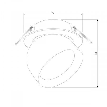 Встраиваемый светодиодный спот Elektrostandard Uno 25092/LED a065455