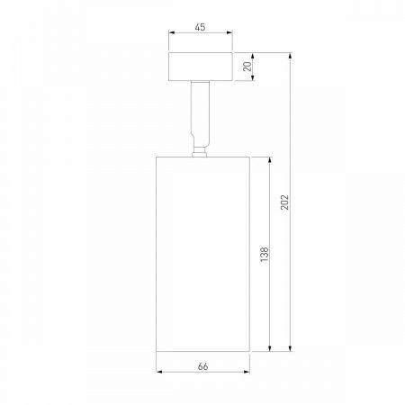 Светодиодный спот Elektrostandard Diffe 85266/01 белый/черный a058252