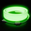 Комплект светодиодного НЕОНа Apeyron 220В, 6Вт/м, зеленый, smd 2835, 144д/м, круглый,  d=14мм, 10м, IP65 (сетевой шнур, заглушка, крепеж - 10шт) 10-11
