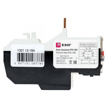 Реле тепловое РТЭ-1321 12-18А EKF PROxima