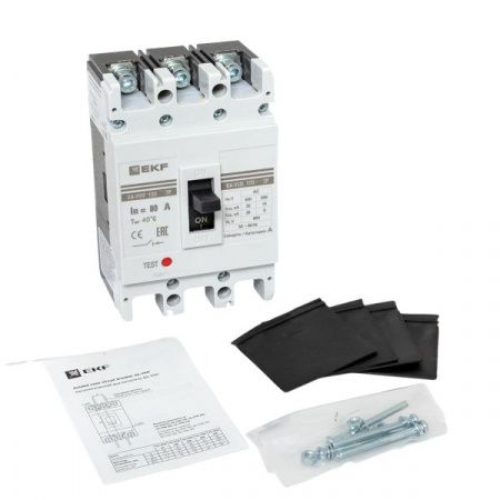 Выключатель автоматический ВА-99М 100/80А 3P 35кА EKF