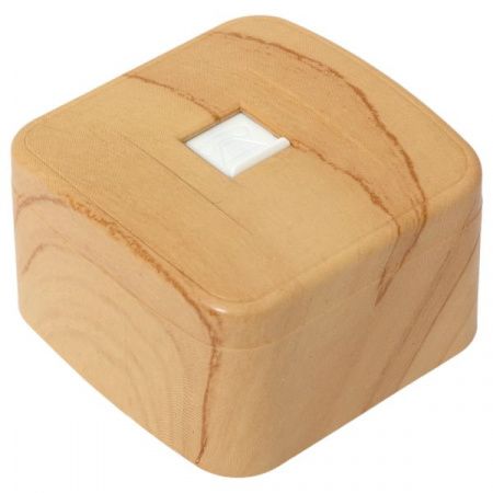 Розетка Phone 1-местная ОП Минск светлое дерево EKF