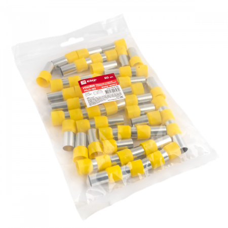 Наконечник штыревой втулочный изолированный НШвИ 70,0-20 (50шт.) EKF PROxima