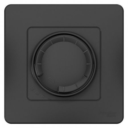 SCH  BLANCA  Антрацит  Диммер поворотно-нажим. универс. 400ВТ,  IP20  СП подходит для ламп LED BLNSS