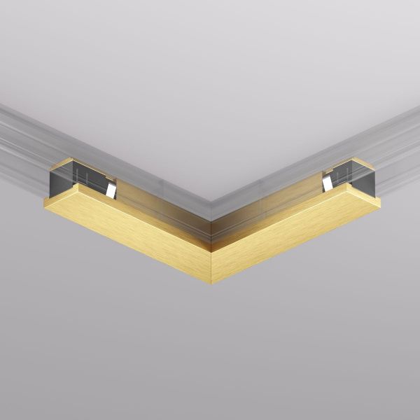 Коннектор L-образный Denkirs Shine Base TR5723-SB