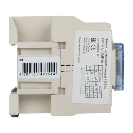 Контактор КМЭ малогабаритный 9А 220В 1NO EKF PROxima