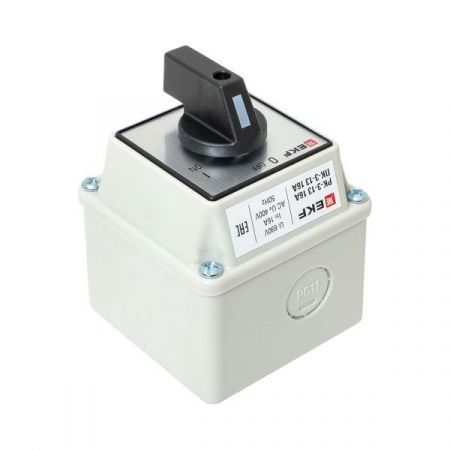 Переключатель кулачковый ПК-3-13 16А 3P "ВКЛ-ВЫКЛ" IP54 EKF PROxima