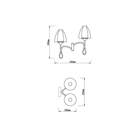 Бра Vele Luce Oro VL5654W22
