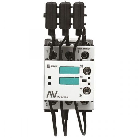 Контактор для конденсатора КМЭК 20 кВАр 230В 1NО EKF AVERES