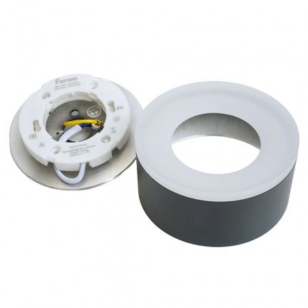 Светильник потолочный Feron HL456 12W, 230V, GX53, черный 51345